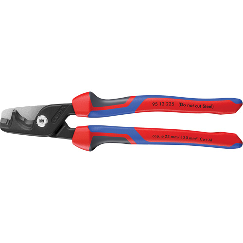 StepCut&reg; XL Cable Shears with KNIPEXTEND Handle, 9" Auto-Cam