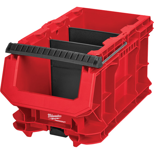 Bac compact PACKOUT, 15-1/2" x 9-1/2" x 8-3/4", Noir/Rouge Auto-Cam