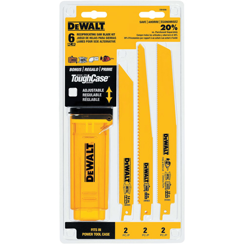Bi-Metal Reciprocating Saw Blade Set with Telescoping Case Auto-Cam