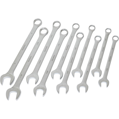 Contractor Series SAE Wrench Set, Combination, 10 Pieces, Imperial Auto-Cam