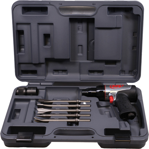 Marteau pneumatique robuste avec burins, 16,2 pi³/min, 1/4" NPT, 3330 coups/min, 3/4" x 2-1/2" (19,05 mm x 63,5 mm) Auto-Cam