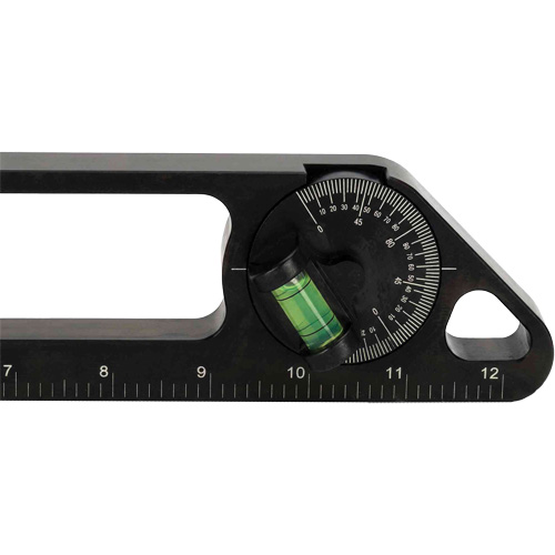 Level, 1' L, Aluminum, 3, Magnetic Auto-Cam