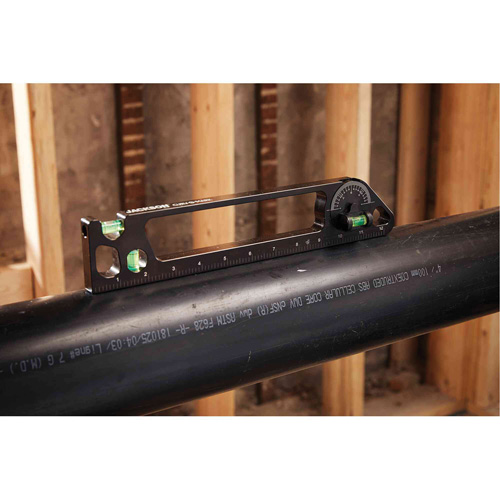 Level, 1' L, Aluminum, 3, Magnetic Auto-Cam