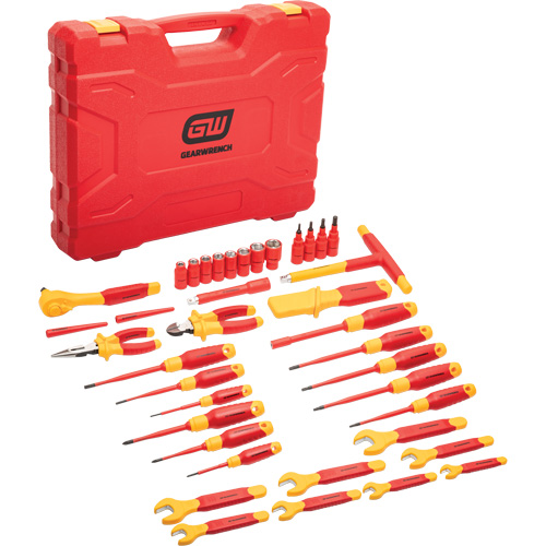 Jeu d'outils VDE isol&eacute;s, 1000 V, 39 M Auto-Cam