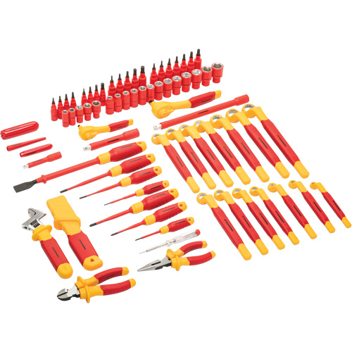 VDE Insulated Tool Set, 1000 V, 72 Pcs Auto-Cam