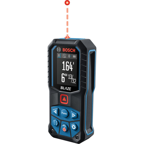 T&eacute;l&eacute;m&egrave;tre laser rouge connect&eacute; BLAZE, 0.0' - 165' (0.0 m - 50,2 m) Gamme de mesure, Num&eacute;rique (&eacute;lectronique) Auto-Cam