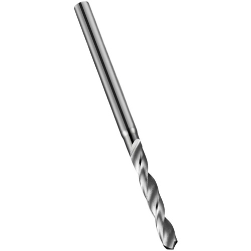 Micro Drill Bit, 0.18 mm, High Speed Cobalt, 1.4 mm Flute, 118° Point Auto-Cam