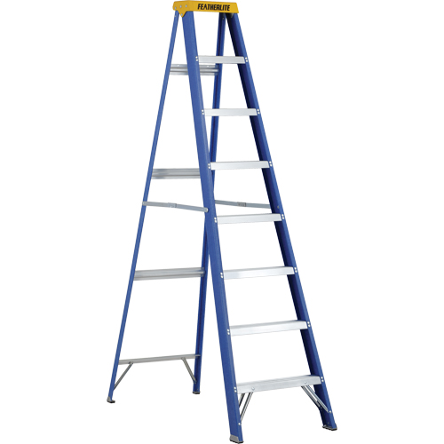 Industrial Duty Stepladders (6300 Series), 8', Fibreglass, 250 lbs. Capacity, Type 1 Auto-Cam