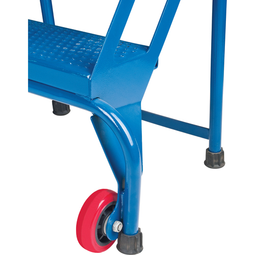 &eacute;chelle pliante portative, 3 marches, Perfor&eacute;, Hauteur 30" Auto-Cam