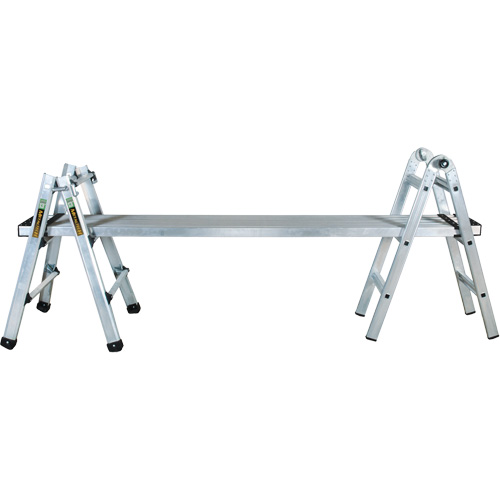 Telescoping Multi-Position Ladder, 2.916' - 9.75', Aluminum, 300 lbs., CSA Grade 1A Auto-Cam