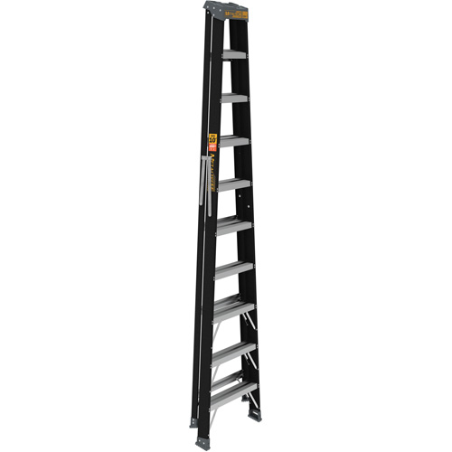 Step Ladder, 10', Fibreglass, 250 lbs. Capacity, Type 1 Auto-Cam