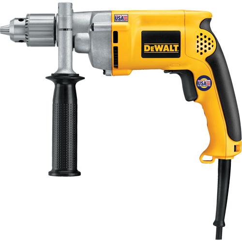 Perceuse, Mandrin 1/2", 8,5 A, 120 V, 0-850 Tr/min, Mandrin Avec cl&eacute; Auto-Cam