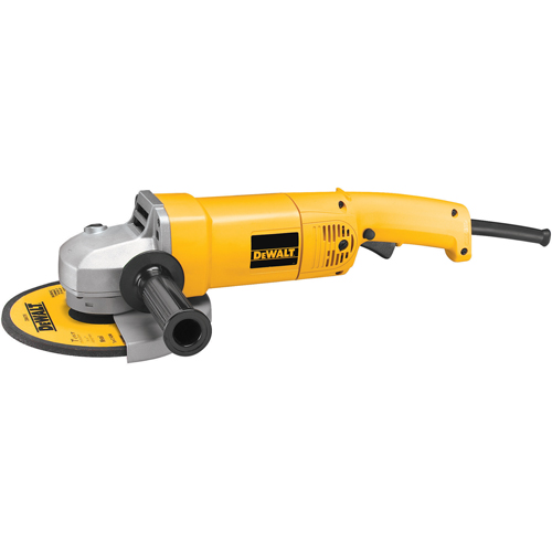 Heavy-Duty Medium Angle Grinders, 7", 120 V, 13 A, 8000 RPM Auto-Cam