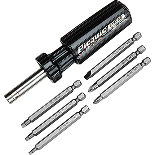 Sixpac Plus Multi-Bit Screwdrivers Auto-Cam