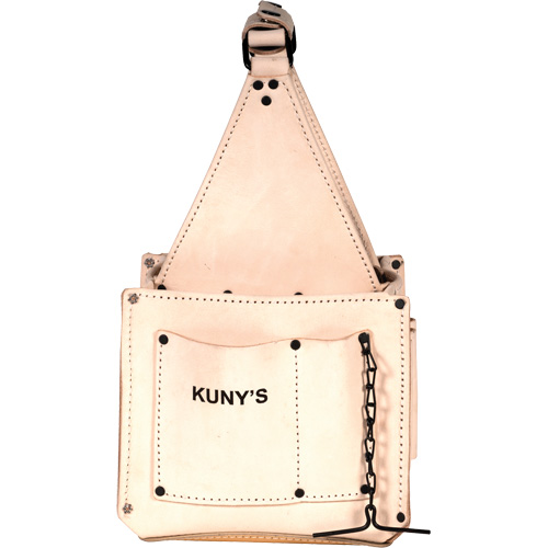 Electrical & Maintenance Tool Pouches, Leather, 17 Pockets, Beige Auto-Cam