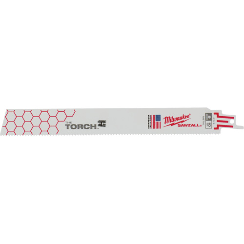 The Torch Sawzall&reg; Blades, Bi-Metal, 10 TPI, 9" L x 1" W Auto-Cam