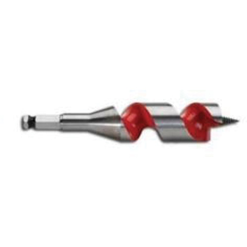Ship Auger Drill Bit, 1-3/8" Diameter, 3" Flute, 7/16" Hex Shank Auto-Cam