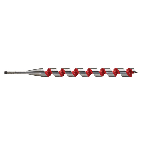 Longue m&egrave;che h&eacute;licoidale pour perceuse, Diam&egrave;tre de 1-1/4", Cannelure 15", Tige 7/16" hexagonal Auto-Cam