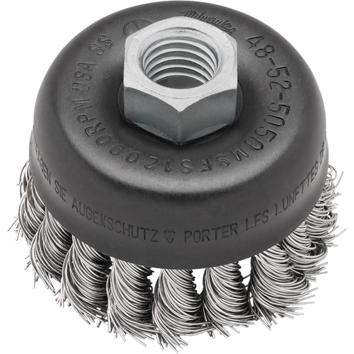 Carbon Steel Knotwire Cup Brush Auto-Cam