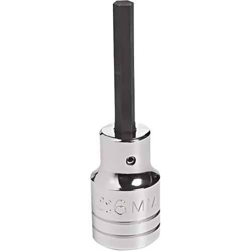 Embout &agrave; ins&eacute;rer, Hexagonale, 18 mm x 4" lo, Prise 1/2" Auto-Cam