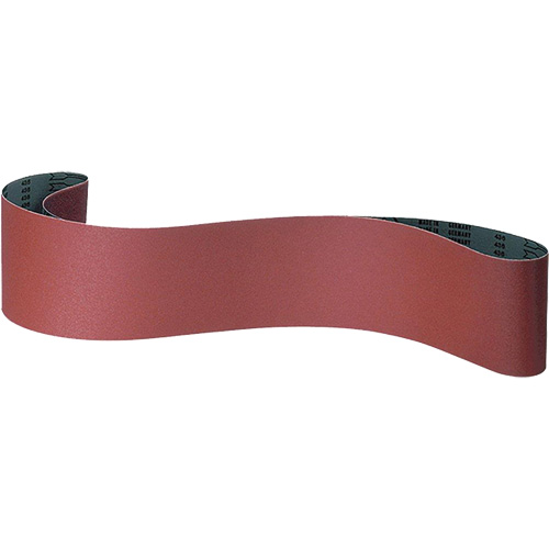 Cloth Belt, 4" W x 36" L, Aluminum Oxide, 80 Grit Auto-Cam