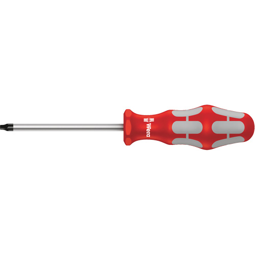 Square Plus Screwdriver, #1 Tip, Round, 11-23/32" L, Plastic Handle Auto-Cam