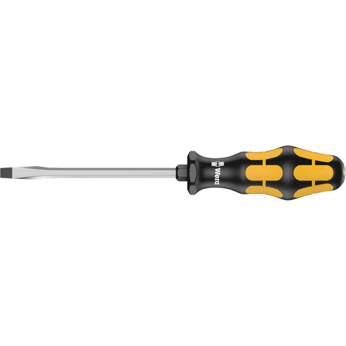 Slotted Demolition Screwdriver, 3/8", 11-3/16" L, Plastic Handle Auto-Cam