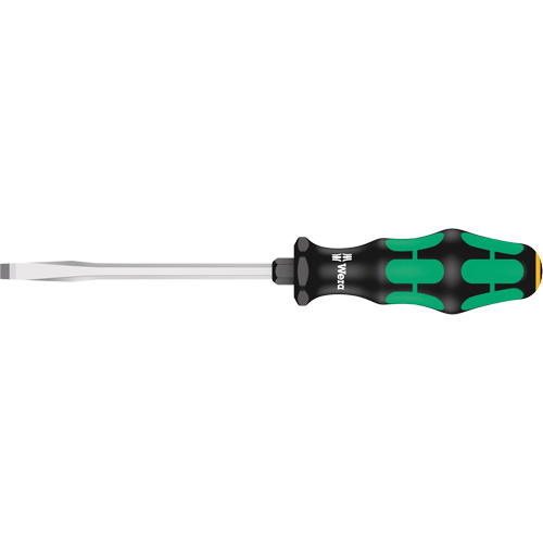 Slotted Screwdriver, 1.2 mm, 5-1/8" L, Plastic Handle Auto-Cam