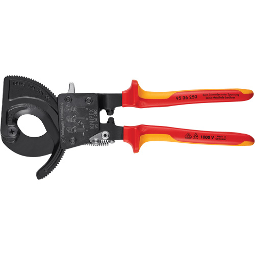 Insulated Ratcheting Cable Cutters Auto-Cam