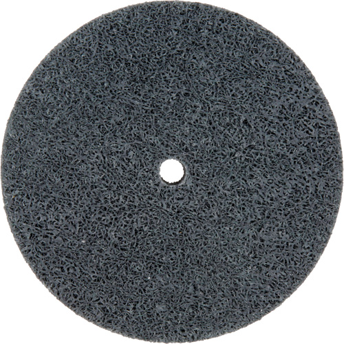 Meule homog&egrave;ne &agrave; faible densit&eacute; de s&eacute;rie 500 Standard Abrasives, 3" x 1/2", Arbre de 1/4", Grain de Fin, Carbure de silicium Auto-Cam