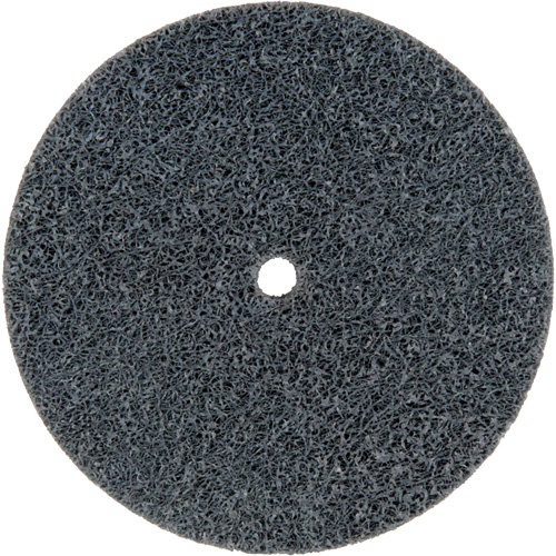 Meule homog&egrave;ne &agrave; faible densit&eacute; de s&eacute;rie 500 Standard Abrasives, 3" x 1/2", Arbre de 1/4", Grain de Fin, Carbure de silicium Auto-Cam