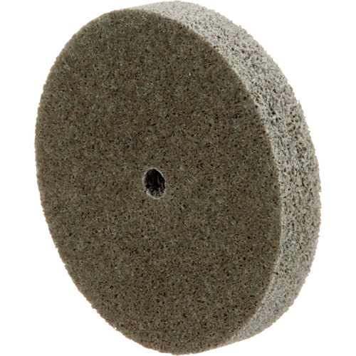Disque unitaris&eacute; Standard Abrasives, 3" x 1/2", Arbre de 1/4", Grain de Moyen, Oxyde d'aluminium Auto-Cam