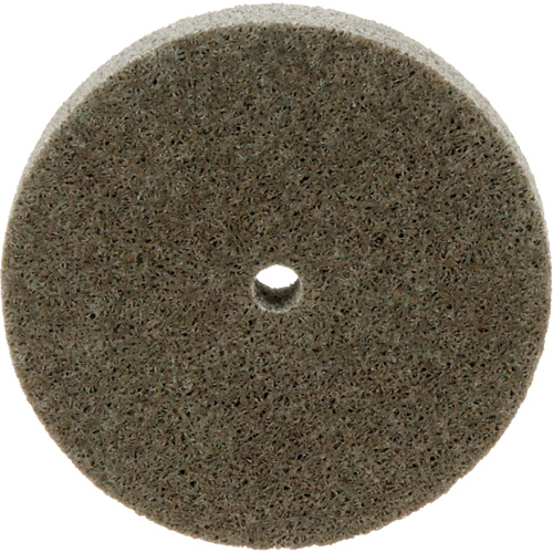 Disque unitaris&eacute; Standard Abrasives, 3" x 1/2", Arbre de 1/4", Grain de Moyen, Oxyde d'aluminium Auto-Cam