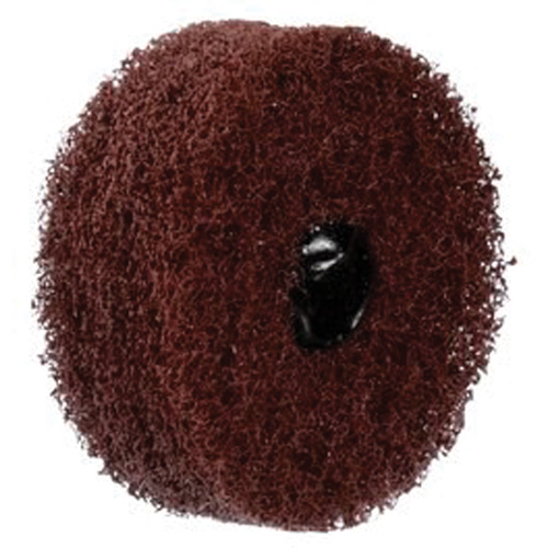 Standard Abrasives Buff & Blend Wheel, 3" Dia. x 3" W, 1/4" Arbor, Aluminum Oxide Auto-Cam