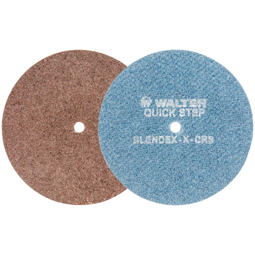 Disque de pr&eacute;paration de surface QUICK-STEP BLENDEX, 7" dia., Grain Extra grossier, Oxyde d'aluminium Auto-Cam