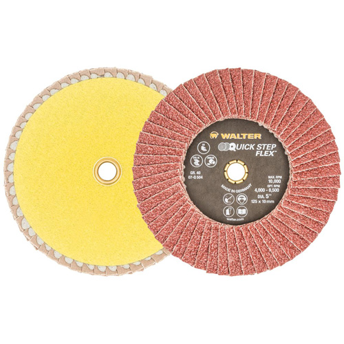 QUICK-STEP FLEX, 5" x Type 29, 40 Grit, Aluminum Oxide Auto-Cam