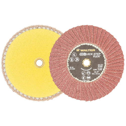 QUICK-STEP FLEX, 5" x Type 29, 60 Grit, Aluminum Oxide Auto-Cam