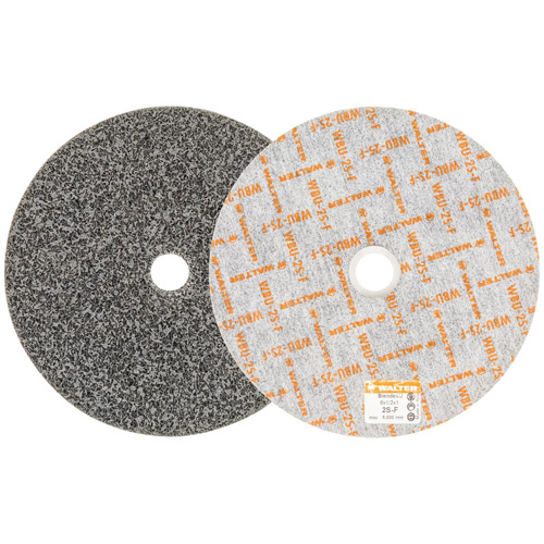 Disque de finition Blendex U, 6" dia., Grain 2SF, Carbure de silicium Auto-Cam
