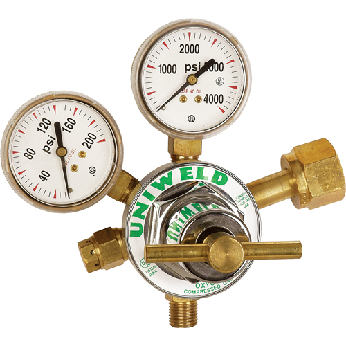 D&eacute;tendeur &agrave; simple d&eacute;tente de gamme moyenne, Oxyg&egrave;ne, Entr&eacute;e CGA540 Auto-Cam