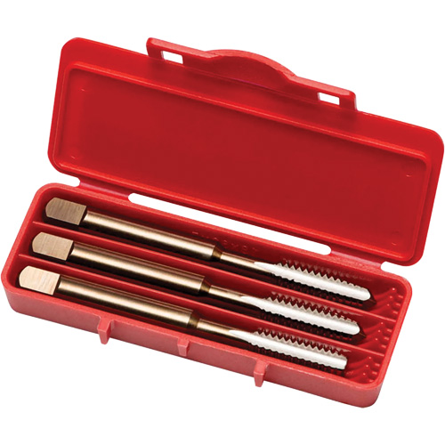 General Purpose Hand Tap Set, High Speed Steel, 1/2"-13 Thread Auto-Cam