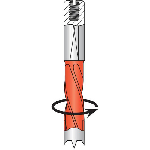 Foret &agrave; percer, Carbure Auto-Cam