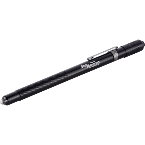 Stylus&reg; Pen Light, LED, 2 Lumens, Aluminum Body, AAAA Batteries, Included Auto-Cam