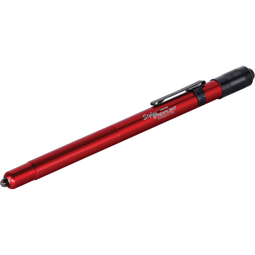 Stylus&reg; Pen Light, LED, 11 Lumens, Aluminum Body, AAAA Batteries, Included Auto-Cam