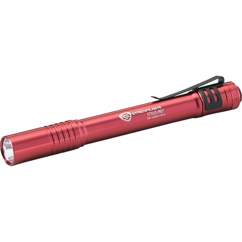 Lampe stylo Stylus Pro, DEL, 100 lumens, Corps en Aluminium, piles AAA, Compris Auto-Cam