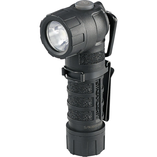 Lampe de poche &agrave; angle droit PolyTac 90 X, DEL, Piles CR123A, Polym&egrave;re Auto-Cam