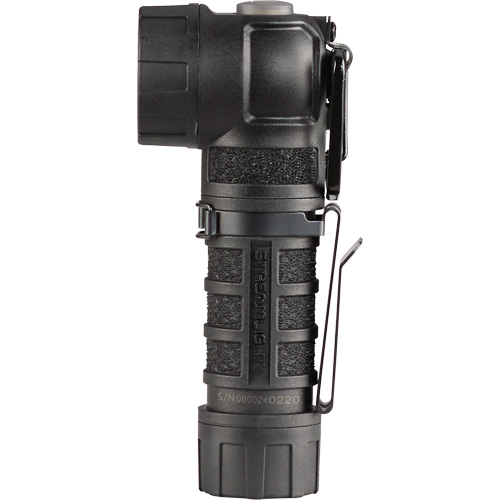 Lampe de poche &agrave; angle droit PolyTac 90 X, DEL, Piles CR123A, Polym&egrave;re Auto-Cam