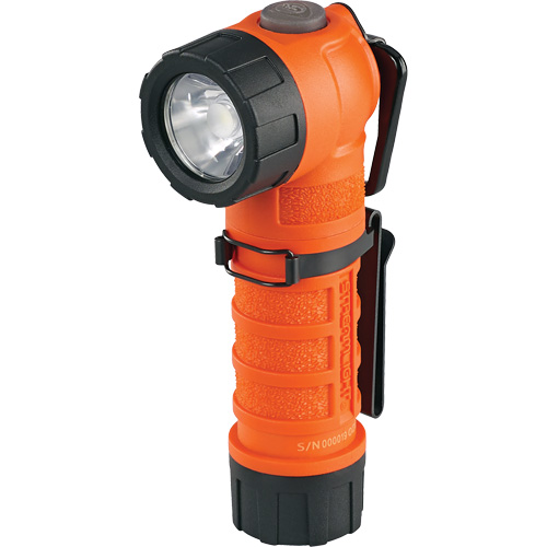 Lampe de poche &agrave; angle droit PolyTac 90 X, DEL, Piles CR123A, Polym&egrave;re Auto-Cam