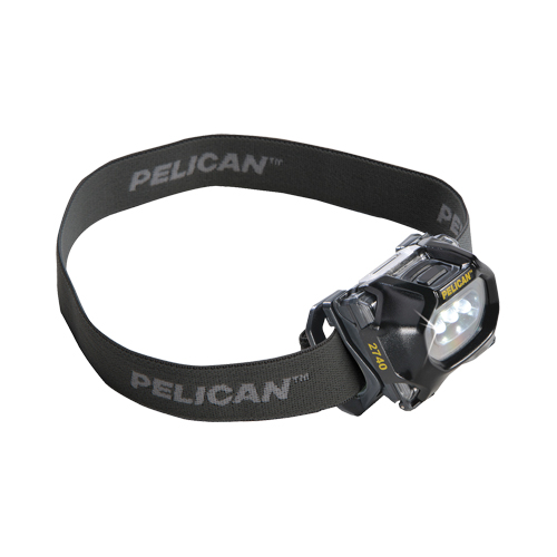2740 Headlamp, LED, 66 Lumens, 7.25 Hrs. Run Time, AAA Batteries Auto-Cam