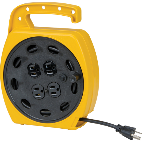 Cordons rallonges &agrave; enrouler, 25', SJT, Calibre de 16/3, 10 A Auto-Cam