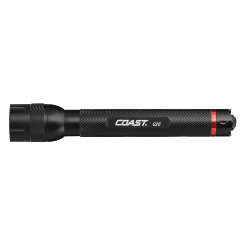 G26 Flashlight, LED, 120 Lumens, AA Batteries Auto-Cam